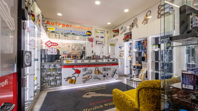 Das KeyStar Schlüsseldienst Geschäftslokal in Wien 1200, Rueppgasse 29A